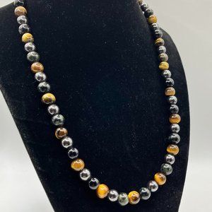 NEW Triple Protection Tiger Eye - Hematite - Black Obsidian Gemstones